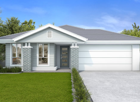 Hamptons Facade (single Storey) Typical Width Lot