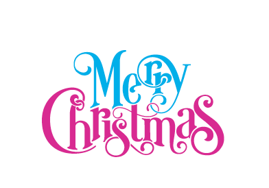 Merry Christmas Banner Bauble Left Clear Back