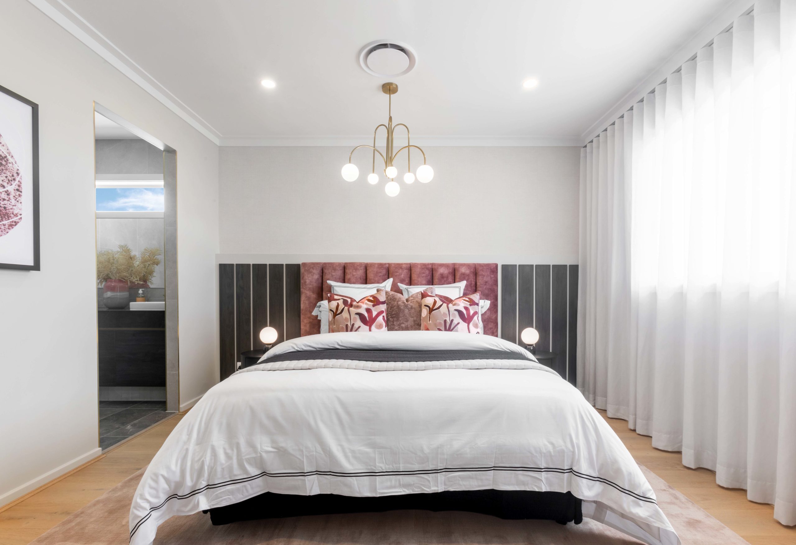 Hudson Homes Sydney Leppington Living Display Bedroom Double Storey