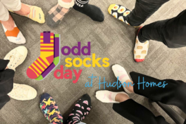 Odd Socks Day at Hudson Homes!