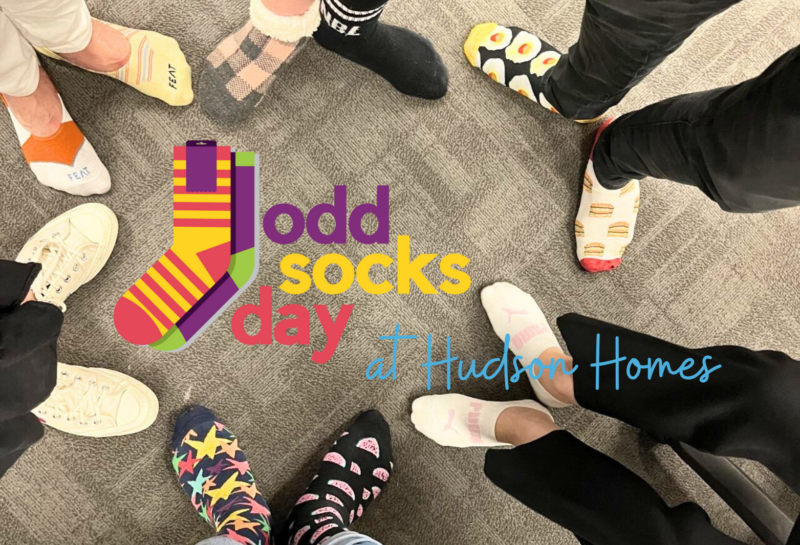 Odd Socks Day at Hudson Homes!