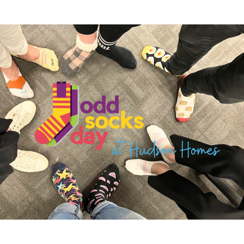 Odd Socks Day at Hudson Homes!