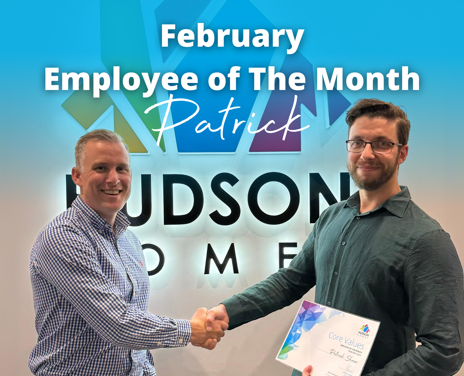 Patrick: February Employee of The Month