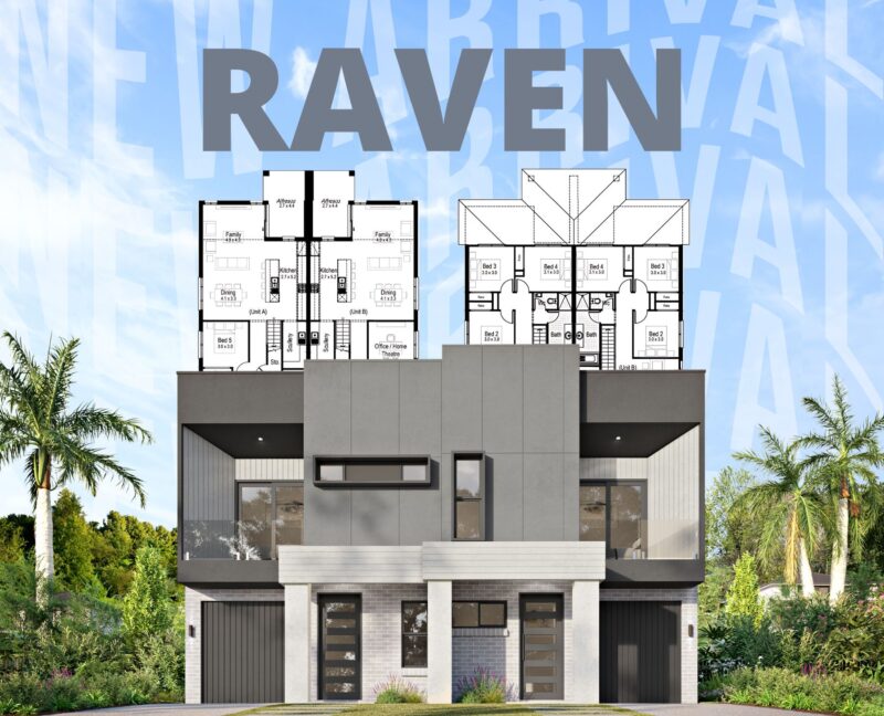 NEW DUPLEX HOME DESIGN: Raven - Hudson Homes