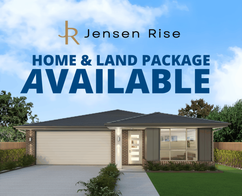 Jensen Rise Home and Land Construction Now Underway