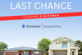 Last Chance to Visit Our Springfield Rise, Spring Mountain Display Home
